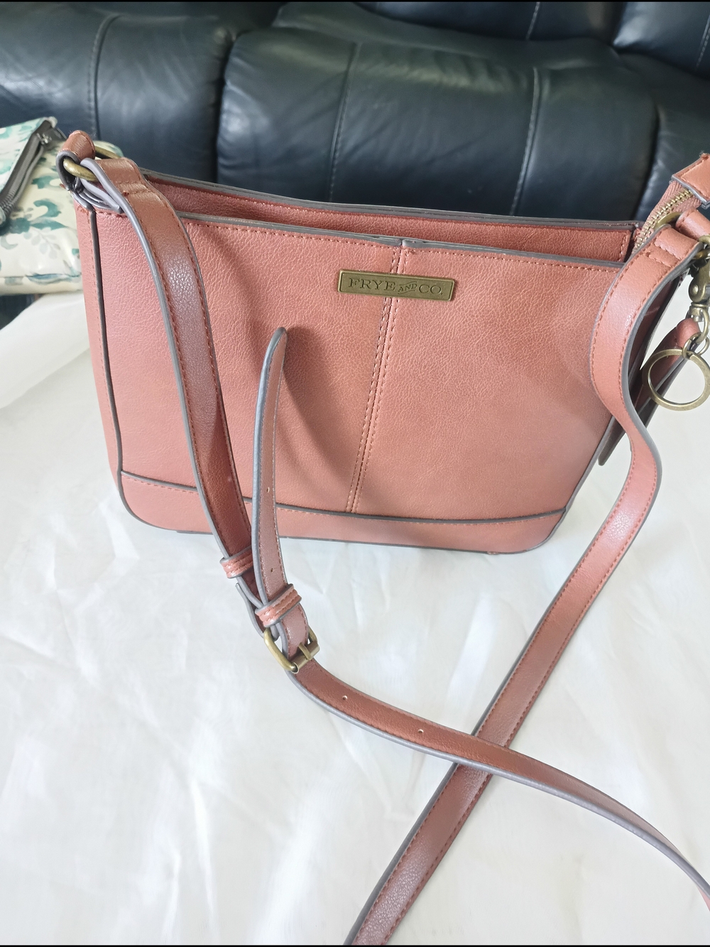 Frye  and Co Brown Leather Crossbody Handbag